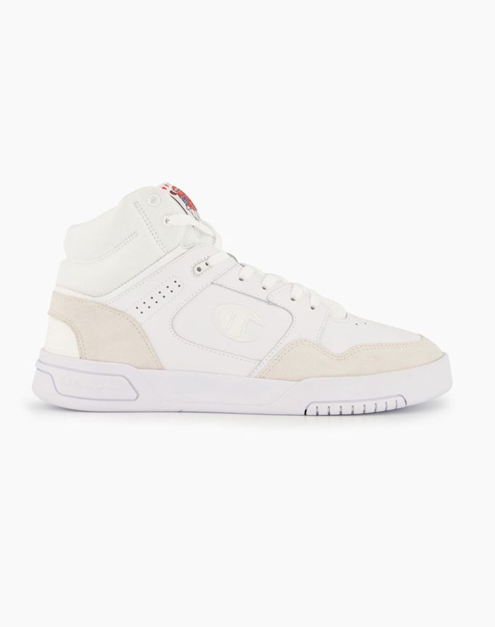 Champion Herre Sneakers Hvide - Zone 80 Mid - Danmark RFL-304297